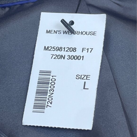 Pronto Uomo Mens Black Faux Leather Quilted Vest With Pockets Sz L - New - Picture 9 of 11